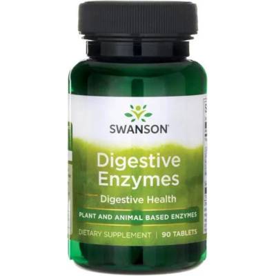 Swanson Digestive Enzymes, 90 таблетки, Swanson (SW712)