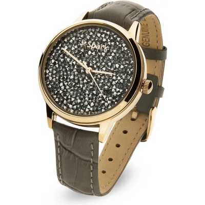 Spark se Swarovski Elements Punto šedé ZCR38CHR