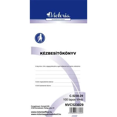VICTORIA Печатни бележки за доставка, 100 листа, victoria paper, "c. 5230-29", 10 блока в опаковка (c.5230-29)