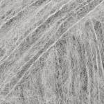 DROPS Design Brushed Alpaca Silk Uni Colour 02 Light Grey Плетива прежда (109802)