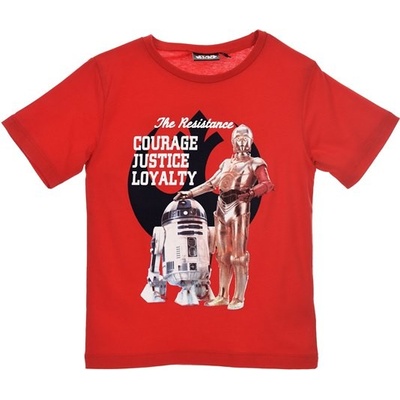 Sun City Dětské tričko Star Wars Courage červené