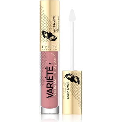Eveline Cosmetics Variété течно червило с матиращ завършек цвят 02 Raspberry Cream 4, 5ml