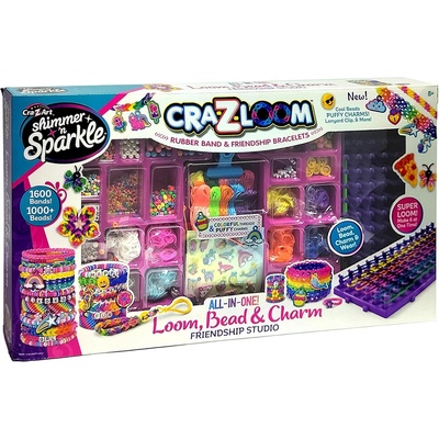 CRA-Z-ART Творчески комплект Cra-Z-Art - Студио за гривни на приятелството, всичко в едно (65626)