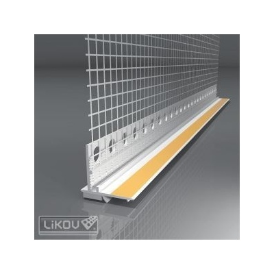 LIKOV LILS-US8L lišta okenní začišť. s krycí lamelou a sklovlák. tkaninou 100mm délka 1,4m