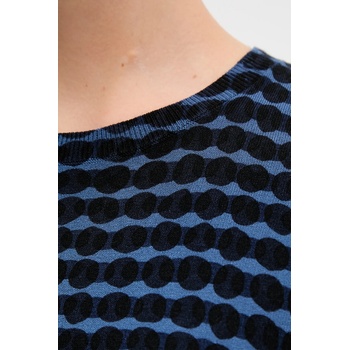 Benetton Пуловер United Colors of Benetton в тъмносиньо от лека материя 12F3D10EE (12F3D10EE)