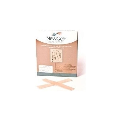Béžová náplast ve tvaru proužku 2,5 x 15,2 cm 4 ks v balení,NG- 101S NewGel+