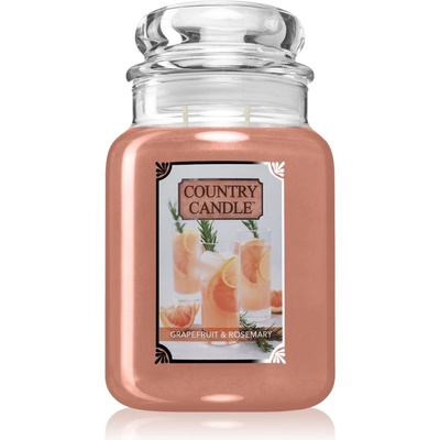 The Country Candle Company Grapefruit & Rosemary ароматна свещ 680 гр