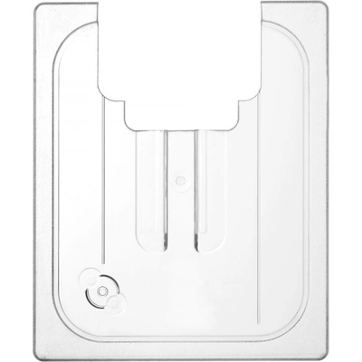 Hendi GN víko s výřezem pro sous vide, GN 1/2, GN 1/2, Průhledná, 265x325mm