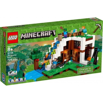 LEGO® Minecraft® 21134 Základňa vo vodopáde