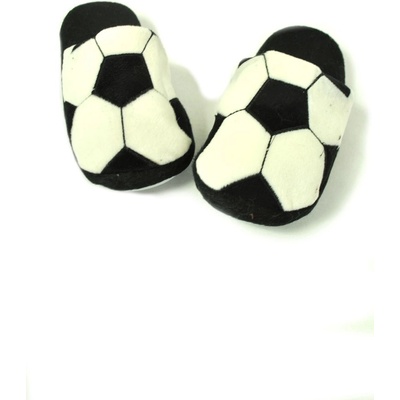 Papuče futbalová lopta Červená