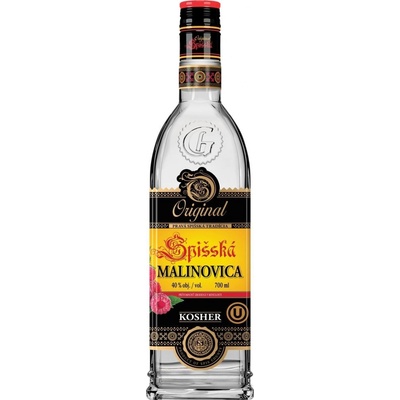 Spišská Malinovica Originál Kosher 40% 0,7 l (čistá fľaša)