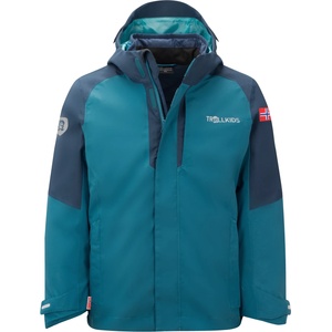 TROLLKIDS Детско 3-в-1 яке Trollkids Kid's Skanden 3in1 Jacket 3-in-1 jacket - Dark Marine / Mystic Blue / Arctic Blue - размер 128 (EU) (703-2832-0616)