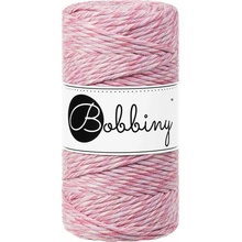 Bobbiny Macrame Cord 3 mm 100 m Raspberry Shake Špagát