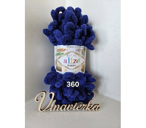 Alize puffy 360 modrá tmavá
