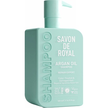 SAVON DE ROYAL Miracle pastelový šampón s arganovým olejom 500 ml
