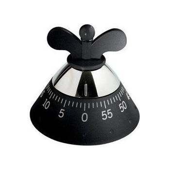 A di Alessi Таймер Kitchen Timer Achromatics черен (a09 b)