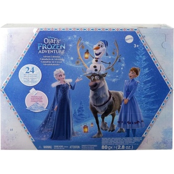 Mattel Frozen Adventný kalendár s malými bábikami 2024