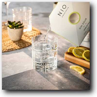 NIO Cocktails Gin Sour 23,7% 0,1 L (kazeta)