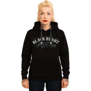 Black heart дамски суитшърт BLACK HEART - PIN UP SKULL - Black - 21146