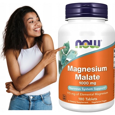 Now Magnesium Malate 1000 mg 180 tabliet