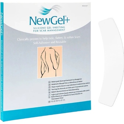 New Gel+ Průhledná náplast na břicho 2 ks