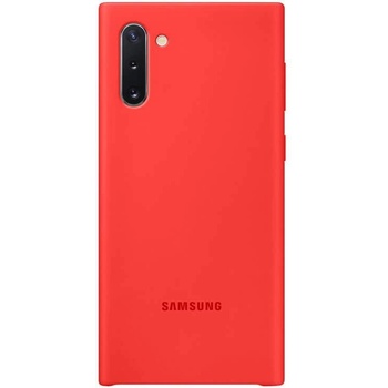 Samsung Silicone Cover Case EF-PN970TR - оригинален силиконов кейс за Samsung Galaxy Note 10 (червен)