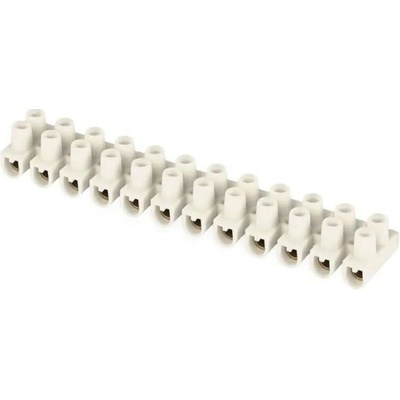 Emos Skrutková svorkovnica 12×2.5–4mm2, 450V, biela A4101