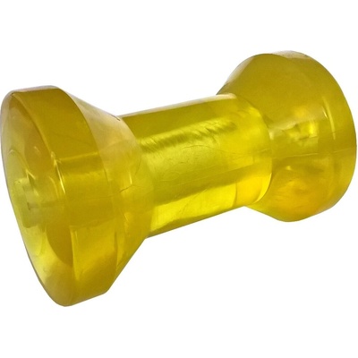 Rolňa kýlová 5'' žltá PVC, priemer. 72/46 mm, d=16 mm, l=125 mm