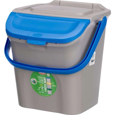 StefanPlast Odpadkový koš na tříděný odpad, 28 l, modrý