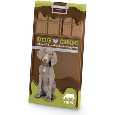 Duvoplus DogChoc - Шоколад Без Захар, с Витамини и Биотин - Шкембе 100 гр, Белгия - 12382