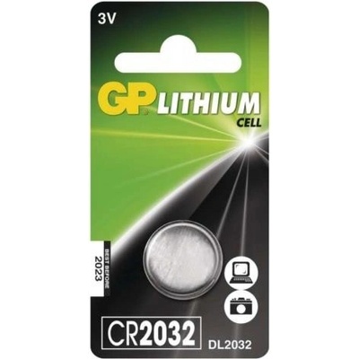 GP CR2032, Gombíková Li 3V batéria pre diaľkový ovládač pohonu brány Marantec a Nice GP-CR2032