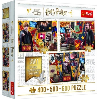 Trefl Harry Potter Harry Potter Ron Hermiona 3v1 400 + 500 + 600 dielov
