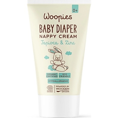 Wooden Spoon Detský organický krém proti zapareninám s tapiokou a zinkom 75 ml