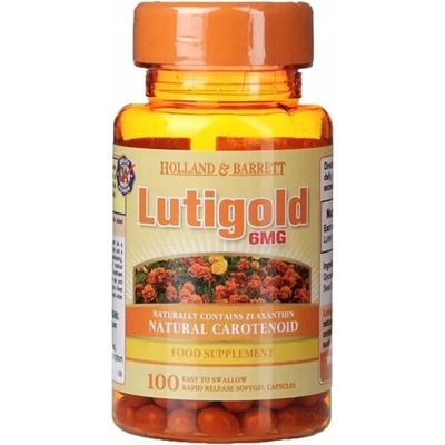 Holland & Barrett Lutigold Lutein 6 mg, 100 softgel kapslí