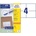 Avery Zweckform ETHYK. ZF 6133 A5 105X74MM LABEL - 6133