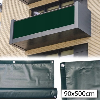 Garden Line REC6247 Tieniaca sieť na balkón 90x500 cm, zelená