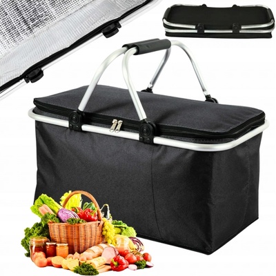 Creative Corner Tepelný skládací piknikový koš šedý – Sleviste.cz