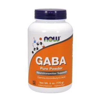 NOW Гама Аминобутирова Kиселина на прах 170 грама - GABA Powder - NOW FOODS, NF0215
