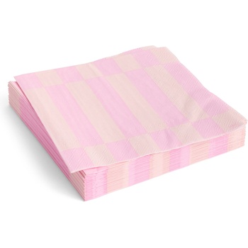 Hay Pattern Салфетки розова шахматна шарка, 33 x 33 см, 20 бр (AE732-E139-AU27)