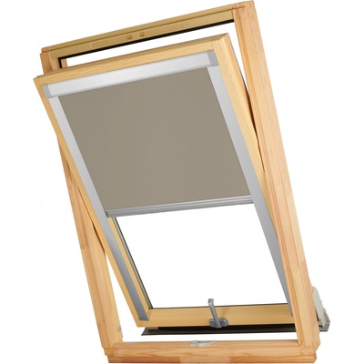 Dekodum Termoizolační roleta na střešní okno FAKRO 114x118 cm Tan Silver