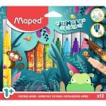 Maped Флумастери MAPED Jungle Jumbo 12 цвята
