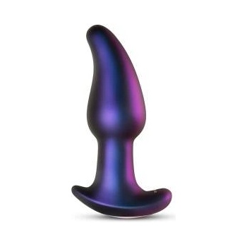 Hueman Asteroid Rotating Bead Anal Plug with Remote - Purple Silicone