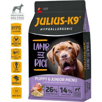 Julius K9 Puppy Hypoallergenic JAHŇA A RYŽA 3 kg