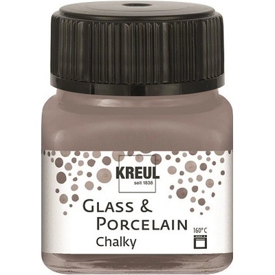 Kreul Kriedové farby na sklo a porcelán mild mocca 20 ml