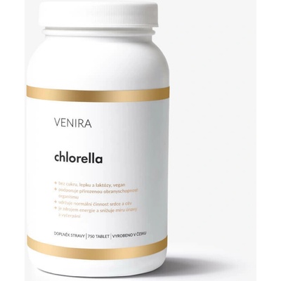 Venira chlorella v najvyššej BIO kvalite 750 tabliet