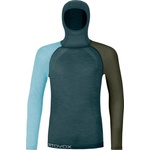 Ortovox Мъжко мериносово термобельо Ortovox 120 Comp Light Hoody Merino base layer - Dark Arctic Grey - размер XL (015-1511-0414)