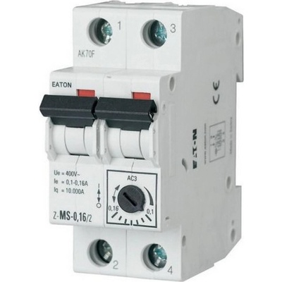 Eaton Моторен прекъсвач eaton z-ms-0.4/2, 248391 - 0.25-0.4a, 2p (248391)