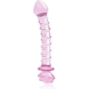 DreamToys Glaze Glass 9" Rosebud Spiral G-spot дилдо 22.5 см
