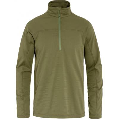 Fjällräven Мъжки поларен пуловер Fjällräven Abisko Lite Fleece Half Zip Fleece jumper - Green - размер XXL (005-4305-0316)