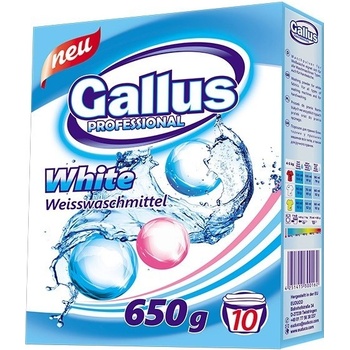 Gallus White prací prášek 650 g 10 PD